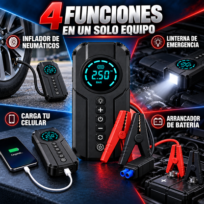 Edición Limitada | Voltix™ Arrancador de Batería 4en1