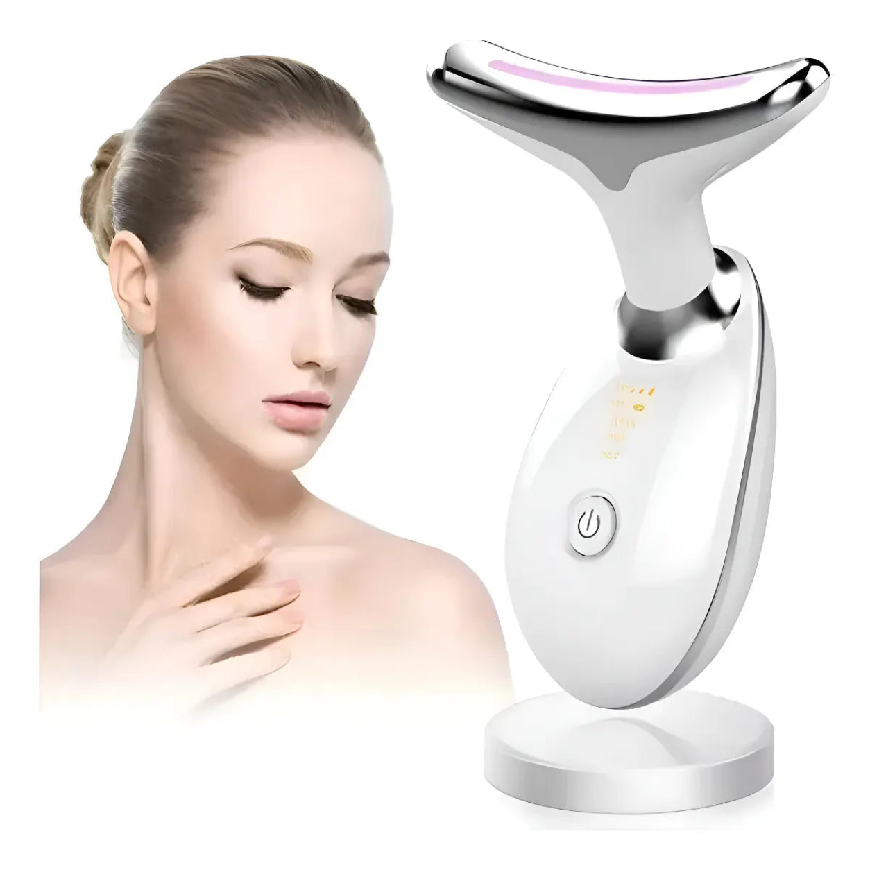 Masajeador Facial LED Rejuvenecedor Antiarrugas Pro