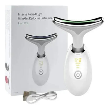 Masajeador Facial LED Rejuvenecedor Antiarrugas Pro